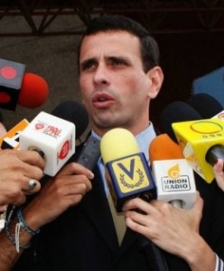 Capriles descarta abrir una lucha por el liderazgo de la oposición venezolana
