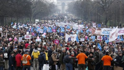 Marea humana se manifiesta en París en contra del terrorismo y a favor de la libertad