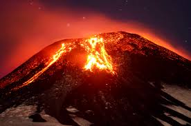 Gigantesca erupción en el sur de Chile
