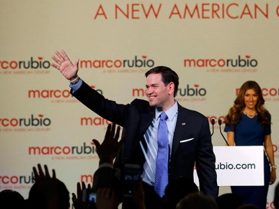 Marcos Rubio pre candidato a la presidencia de EEUU
