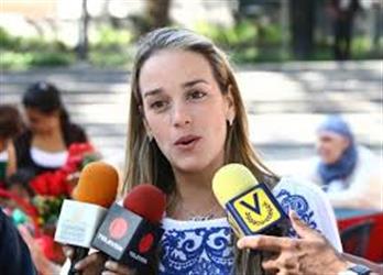  Lilian Tintori, esposa del lider opositor Leopoldo López