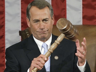 John Boehner, presidente de la Cámara de Representantes