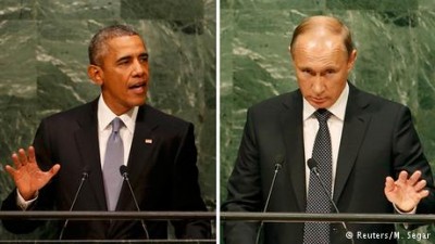 El presidente de los Estados Unidos Barack Obama y el presidente de Rusia Vladimir Putin
