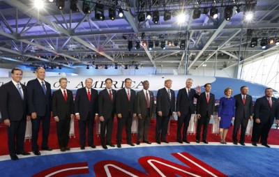 Aspirantes a la nominación presidencial por el partido repúblicano, debate CNN