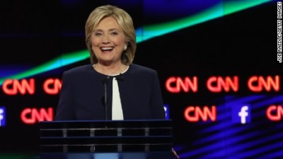  Hillary Clinton, ganadora de este primer debate demócrata