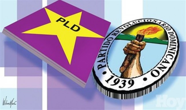Logo de los partidos PRD Y PLD