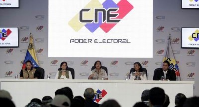 El pleno del CNE ofrece al público los  últimos resultados electorales de Venezuela