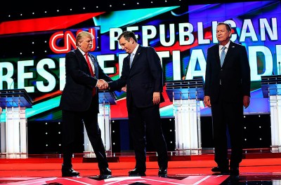 El debate amable de los candidatos republicanos en Florida