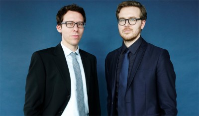 Bastian Obermayer (izquierda) y Frederik Obermaier 