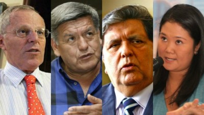  Candidatos presidenciales en Perú