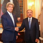 Secretario de Estado de Estados Unidos visitó al presidente Medina con embajador Brewster