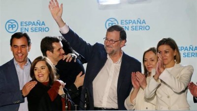 Rajoy festeja mayoria necesaria