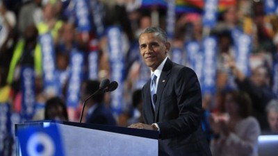  Barack Obama presidente de EEUU en su discurso en la Convensión demócrata