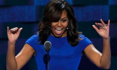  Michelle Obama en su discurso en la Convensión Nacional Demócrata