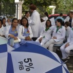Médicos dominicanos celebraron su día en huelga en reclamo de mejoría del sector salud