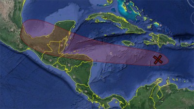 La tormenta tropical Earl podría convertirse en huracán antes de tocar tierra