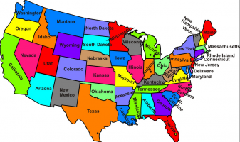 Mapa de los Estados Unidos