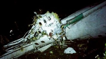  Restos del avión accidentado en Colombia