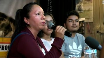 Guadalupe García pasó su primera noche en México acompañada por sus hijos