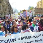 Marchan en Alto Manhattan contra política migratoria EEUU