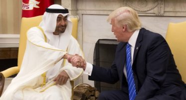 El presidente Donald Trump y Al Nahyan