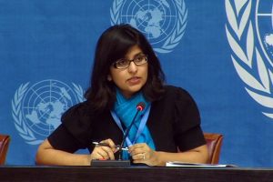 Ravina Shamdasani, portavoz de la Oficina de Derechos Humanos de la ONU