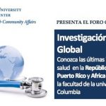 Universidad de Columbia invita a Foro Comunitario de Salud