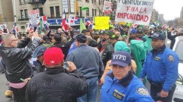  Dominicanos en NY contra la corrupción en su país