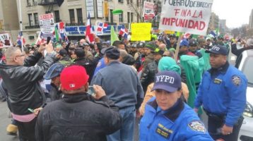 Dominicanos en NY contra la corrupción en su país