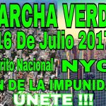 Anuncian Marcha Verde en Nueva York