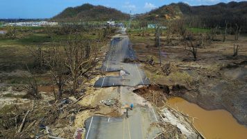 La magnitud de la catástrofe en Puerto Rico enorme de acuerdo a la imagen satelital
