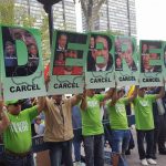Protesta de Marcha Verde contra gobierno dominicano frente a la ONU