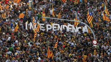  Cataluña se moviliza pro independencia