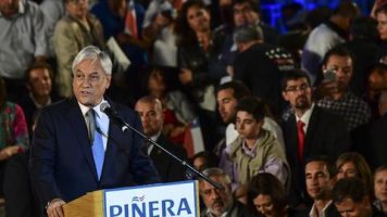  Sebastian Piñera ganador primera vuelta electoral en Chile