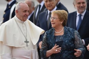 El papa Francisco está en Chile en su gira sudamericana