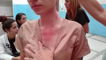 En Venezuela la policía agredió  a médicos durante protesta