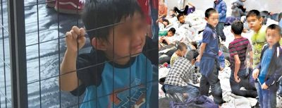  Niños detenidos en jaulas en la frontera de EEUU