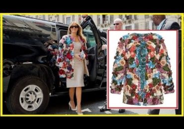 La chaqueta de 51,500 dólares que usó Melania Trump