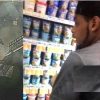 Policía Alto Manhattan persigue pistolero y ladrón supermercado