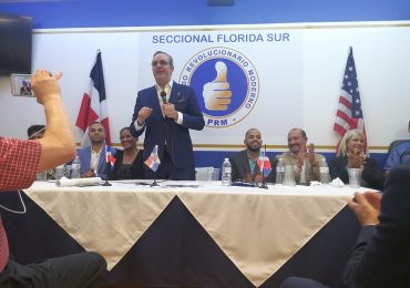 Luis Abinader afirmó en Miami, que es fundamental la unidad de los dominicanos para lograr un país con seguridad ciudadana y buenos empleos