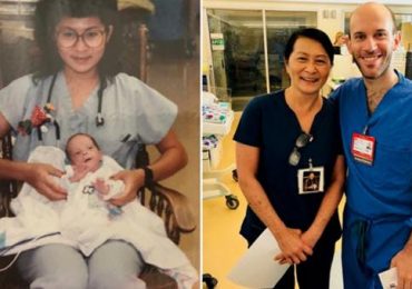 Una enfermera descubre que su colega es el bebé al que le salvó la vida hace casi 30 años