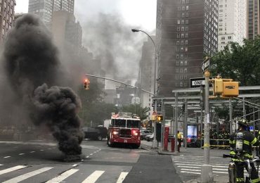 Cuatro heridos y pánico por explosiones subterráneas en Manhattan