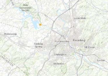 Pequeño terremoto remenea al condado Berks PA