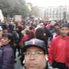 Dominicanos protestan contra JCE y el PLD en diversas ciudades europeas