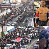 Dominicanos NY hicieron protesta apoteósica en el Alto Manhattan