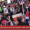 Dominicanos en Miami, se manifiestan en repudio a suspensión de elecciones