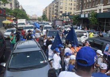 PRM y PLD en NYC cierran sus campañas con caravana vehicular