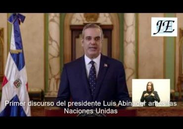 El presidente dominicano Luis Abinader pide a ONU compromiso con la salud, educación y tecnología