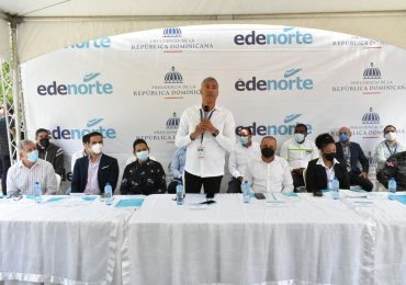 Edenorte comienza electrificación comunidades provincia Espaillat