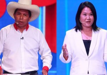 Keiko Fujimori y Pedro Castillo prácticamente empatados rumbo a las presidenciales peruanas